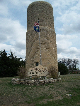 Paradise Lime Stone Water Tower